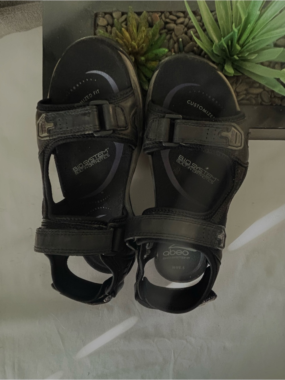 ABEO GOLETA B.I.O. SYSTEM GRAY LEATHER WITH METATARSAL FOOTBED WALKING SZ 8.5 - Picture 12 of 13